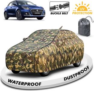 FABTEC Car Cover For Maruti Dzire (With Mirror Pockets)