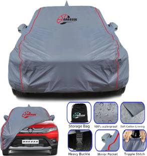 GARREGE Car Cover For Maruti Suzuki Brezza, Brezza, Vitara Brezza LDi Option (With Mirror Pockets)