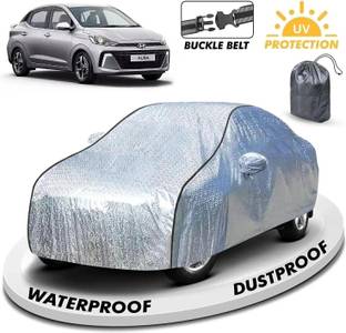 CARZEX Car Cover For Hyundai Aura, Aura E Petrol, Aura S CNG, Aura S Diesel, Aura SX Plus AMT Diesel, Aura SX Petrol (With Mirror Pockets)