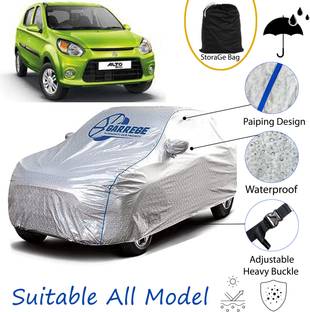 GARREGE Car Cover For Maruti Alto 800 (With Mirror Pockets)