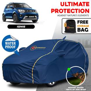 AUTOMOZEXO Car Cover For Maruti Ignis, Ignis 1.2 Sigma, Ignis 1.3 AMT Alpha, Ignis 1.3 AMT Zeta, Ignis 1.3 Delta (With Mirror Pockets)