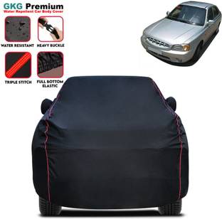 GKG Car Cover For Hyundai Accent, Accent 1.5i, Accent 1.6i, Accent Executive, Accent GLX, Accent GTX (With Mirror Pockets)
