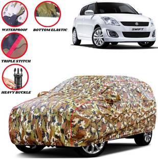Grizzly Car Cover For Maruti Suzuki Swift, Swift AMT VDI, Swift AMT VXI, Swift AMT ZXI, Swift AMT ZDI (With Mirror Pockets)