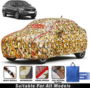 TEASN Car Cover For Tata Tigor (With Mirror Pockets)
