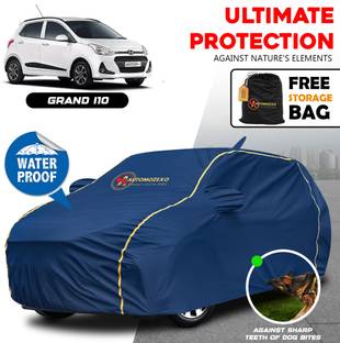 AUTOMOZEXO Car Cover For Hyundai Grand i10, Grand i10 CRDi Era, Grand i10 Magna, Grand i10 Asta Option AT (With Mirror Pockets)