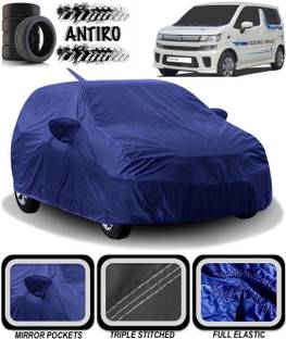 ANTIRO Car Cover For Maruti Suzuki WagonR Electric Vehicle (With Mirror Pockets)
