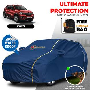 AUTOMOZEXO Car Cover For Renault Kwid, Kwid AMT, Kwid STD Petrol, Kwid Climber 1.0 AMT Opt Petrol, Kwid Climber 1.0 AMT (With Mirror Pockets)