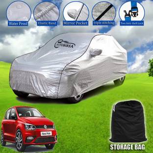 AUTOBIRSA Car Cover For Volkswagen Polo GT TSI (With Mirror Pockets)