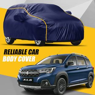 AUCTIMO Car Cover For Maruti Suzuki XL6 (With Mirror Pockets)