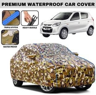 Amikan Car Cover For Maruti Suzuki Alto, Alto 800, Alto 800 CNG LX, Alto 800 LX, Alto 800 LXI, Alto 800 STD, Alto 800 VXI (With Mirror Pockets)