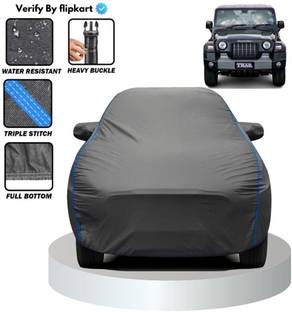 Delphinium Car Cover For Mahindra Thar, Thar CRDe, Thar 700 CRDe ABS Diesel, Thar DI 4X4, Universal For Car (With Mirror Pockets)
