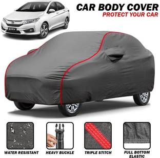 Delphinium Car Cover For Honda City, City 1.3i, Universal For Car (With Mirror Pockets)