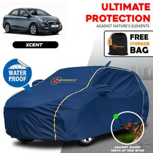 AUTOMOZEXO Car Cover For Hyundai Xcent, Xcent 1.1 CRDi S, Xcent 1.1 CRDi SX, Xcent 1.2 CRDi E Diesel, Xcent Facelift (With Mirror Pockets)