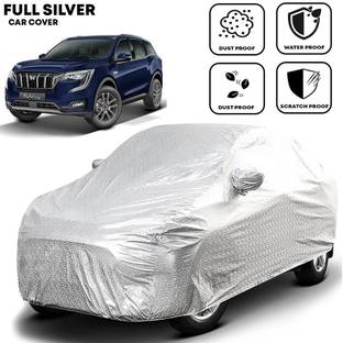 Delphinium Car Cover For Mahindra XUV 700, Universal For Car (With Mirror Pockets)