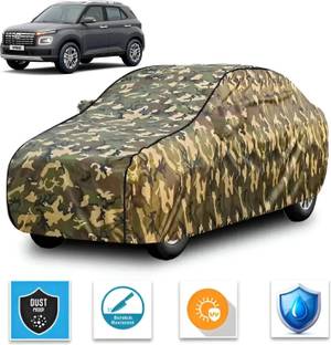 FABTEC Car Cover For Hyundai Venue (With Mirror Pockets)