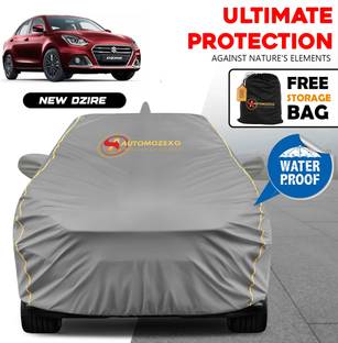 AUTOMOZEXO Car Cover For Maruti Dzire (With Mirror Pockets)