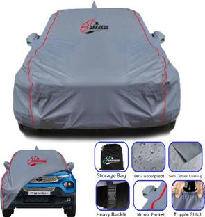 GARREGE Car Cover For Tata Punch, Punch (With Mirror Pockets)