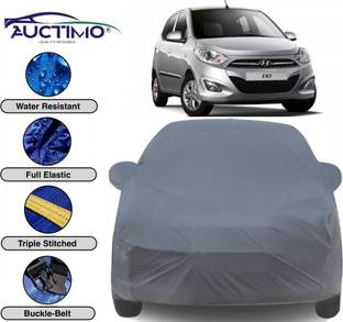 AUCTIMO Car Cover For Hyundai i10 (With Mirror Pockets)