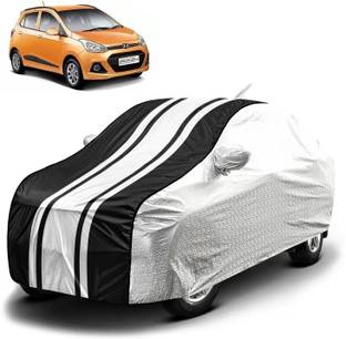 FABTEC Car Cover For Hyundai Grand i10 (With Mirror Pockets)