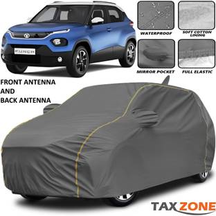 TAXZONE Car Cover For Tata Punch, Punch (With Mirror Pockets)