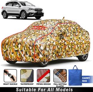 TEASN Car Cover For Maruti Suzuki S-Cross (With Mirror Pockets)