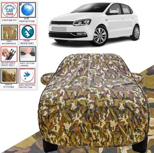 BOTAUTO Car Cover For Volkswagen Polo Equisite, Universal For Car (With Mirror Pockets)