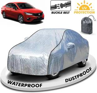 FABTEC Car Cover For Honda City (With Mirror Pockets)