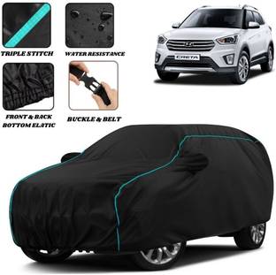 VOICO Car Cover For Hyundai Creta, Creta 1.4 CRDi L, Creta 1.4 CRDi S, Creta 1.4 CRDi S Plus, Creta 1.4 E Plus Diesel, Creta 1.4 EX Diesel, Creta 1.4 S Diesel, Creta 1.6 CRDi AT SX Plus, Creta 1.6 CRDi SX, Creta 1.6 CRDi SX Option, Creta 1.6 CRDi SX Plus, Creta 1.6 E, Creta 1.6 E Plus, Creta 1.6 E Plus Diesel, Creta 1.6 E Plus Petrol, Creta 1.6 EX Diesel, Creta 1.6 EX Petrol, Creta 1.6 S Automatic Diesel, Creta 1.6 SX, Creta 1.6 SX Automatic, Creta 1.6 SX Automatic Diesel, Creta 1.6 SX Automatic Petrol, Creta 1.6 SX Diesel, Creta 1.6 SX Dual Tone, Creta 1.6 SX Dual Tone Diesel, Creta 1.6 SX Dual Tone Petrol, Creta 1.6 SX Option, Creta 1.6 SX Option Diesel, Creta 1.6 SX Option Executive Diesel, Creta 1.6 SX Option Executive Petrol, Creta 1.6 SX Option Petrol, Creta 1.6 SX Petrol, Creta 1.6 VTVT L, Creta 1.6 VTVT S, Creta 1.6 VTVT SX Plus, Creta 2020 (With Mirror Pockets)