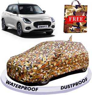 FABZEX Car Cover For Maruti Suzuki Swift, Swift AMT VDI Diesel, Swift AMT VXI Petrol, Swift AMT ZDI Diesel, Swift Dzire ZDI Plus Diesel, Swift Dzire VXI (With Mirror Pockets)