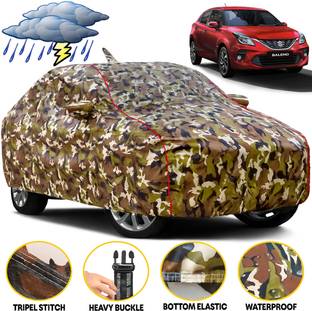 Car Styling Car Cover For Maruti Suzuki, Maruti Baleno, Baleno ZXi, Baleno 1.6i, Baleno 1.2 Alpha, Baleno Vxi, Baleno 1.2 Delta (With Mirror Pockets)