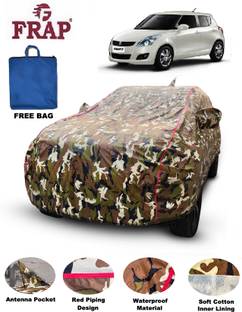 Frap Car Cover For Maruti Suzuki Swift, Swift LXI, Swift VXI, Swift ZXI, Swift LDI, Swift VDI, Swift Dzire ZDI (With Mirror Pockets)