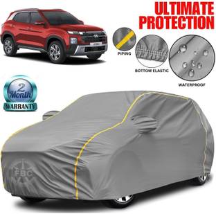 FBC Car Cover For Hyundai Creta, Creta 1.4 CRDi S, Creta 1.4 CRDi S Plus, Creta 1.4 E Plus Diesel, Creta 1.4 S Diesel, Universal For Car (With Mirror Pockets)
