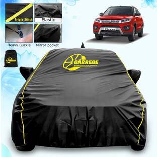 GARREGE Car Cover For Maruti Suzuki Brezza (With Mirror Pockets)