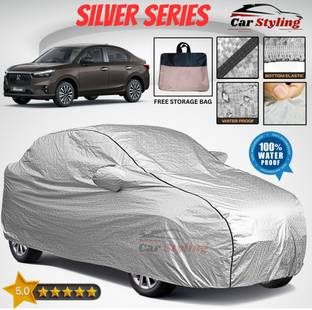 Car Styling Car Cover For Honda Amaze, Amaze E Diesel, Amaze E Petrol, Amaze E i-DTEC, Amaze E i-VTEC, Amaze EX, Amaze LX, Amaze S CVT Diesel, Amaze S CVT Petrol, Amaze S CVT i-VTEC, Amaze S Diesel, Amaze S Petrol (With Mirror Pockets)