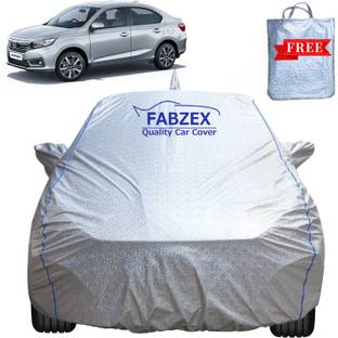 FABZEX Car Cover For Honda Amaze, Amaze S CVT Diesel, Amaze SX i-DTEC, Amaze S CVT Petrol, Amaze V Diesel, Amaze S Petrol, Amaze V CVT Diesel, Amaze VX Diesel, Amaze VX i-DTEC (With Mirror Pockets)