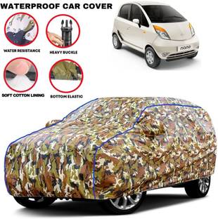 kerwa Car Cover For Tata Nano, Nano CNG XM, Nano Genx, Nano LX, Nano XE, Nano XM (With Mirror Pockets)