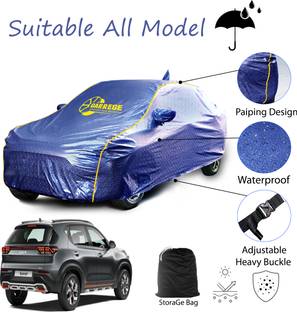 GARREGE Car Cover For Kia Sonet (With Mirror Pockets)