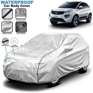 Grizzly Car Cover For Tata Nexon, Nexon 1.2 Revotron XE, Nexon 1.2 Revotron XM, Nexon EV, Nexon Facelift (With Mirror Pockets)