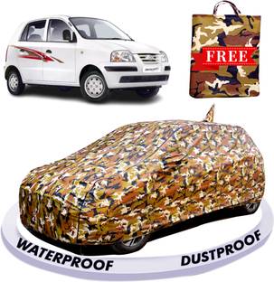 FABZEX Car Cover For Hyundai Santro Xing, Santro Xing 1.1L, Santro Xing GL PLUS, Santro Xing XO, Santro Xing GLS, Santro Xing GL PLUS, Santro Xing XL ERLX EURO II, Santro Xing XP (With Mirror Pockets)