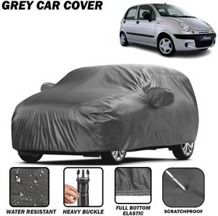 kerwa Car Cover For Daewoo Matiz, Matiz 0.8, Matiz 1, Matiz Classic M200, Matiz Creative M300, Matiz SE PLUS (With Mirror Pockets)