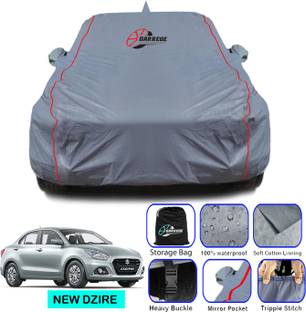 GARREGE Car Cover For Maruti Dzire (With Mirror Pockets)