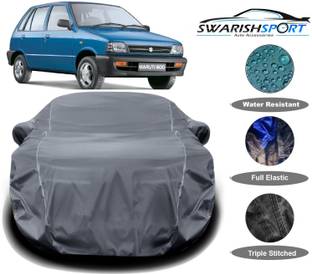 Swarish Car Cover For Maruti Suzuki 800 (With Mirror Pockets)