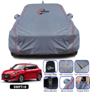 GARREGE Car Cover For Maruti Swift (With Mirror Pockets)