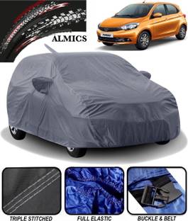 ALMICS Car Cover For Tata Tiago (With Mirror Pockets)