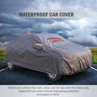TEASN Car Cover For Maruti Suzuki Brezza (With Mirror Pockets)