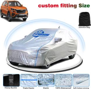 GARREGE Car Cover For Skoda Kushaq (With Mirror Pockets)