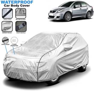 Grizzly Car Cover For Maruti Suzuki SX4, SX4 1.2L (D), SX4 VDI, SX4 VXI, SX4 ZDI, SX4 ZDI Leather, SX4 ZXI AT, SX4 ZXI AT Leather, SX4 ZXI MT, SX4 ZXI MT Leather (With Mirror Pockets)