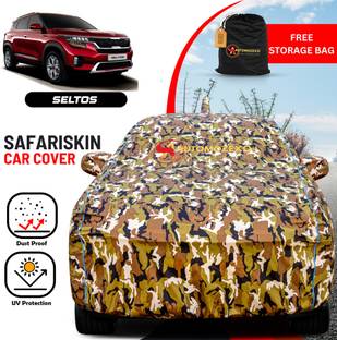 AUTOMOZEXO Car Cover For Kia SELTOS (With Mirror Pockets)