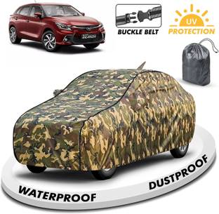FABTEC Car Cover For Toyota Glanza (With Mirror Pockets)