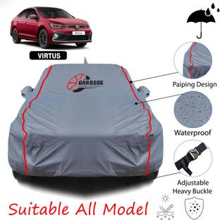 GARREGE Car Cover For Volkswagen Virtus (With Mirror Pockets)